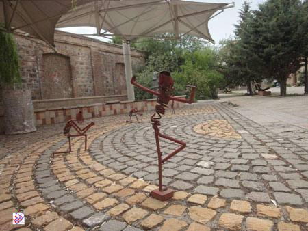 Metal Sculpture-Azarbaijan Dance - Shiva Seyedi